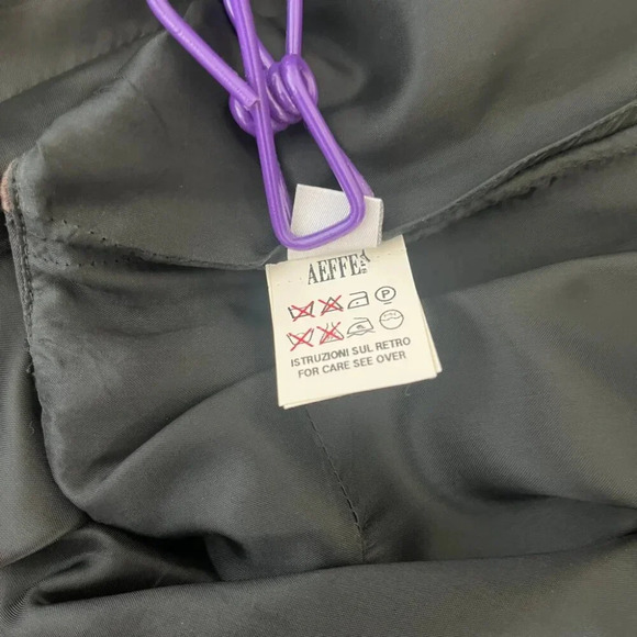 Alberta Ferretti | Silk Taffeta Cocktail Dress - Black & Red & Tan / Sz 6 - Picture 12 of 15